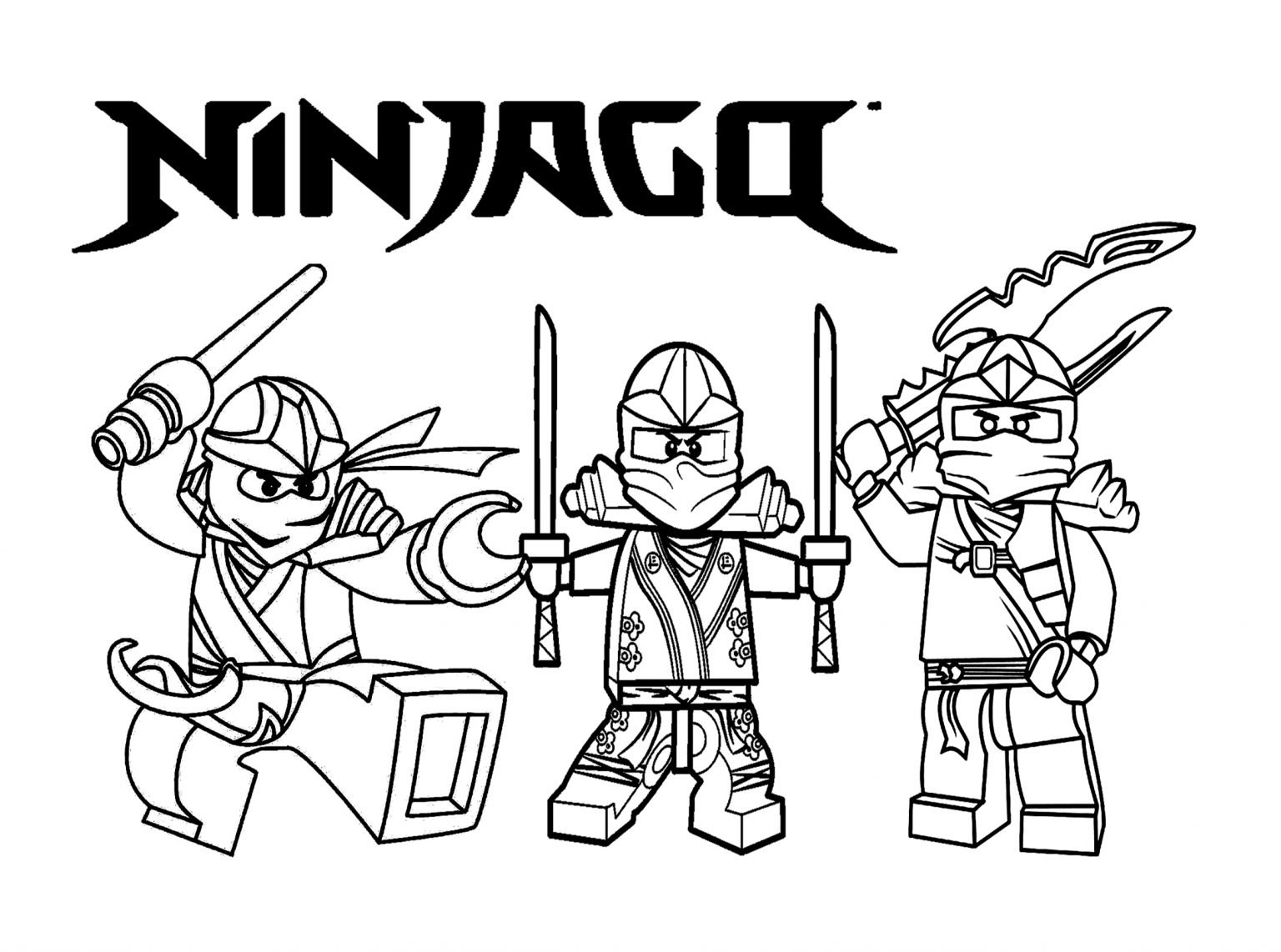 Lego Ninjago Boyama Sayfaları - Freude Kinder